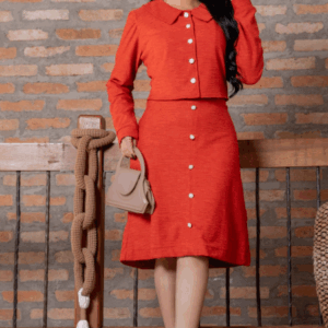 Conjunto Valentina em Tweed de Malha – Elegância e Conforto em Duas Peças ✨